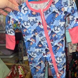 Eeyore Blue and Pink Kids One Piece